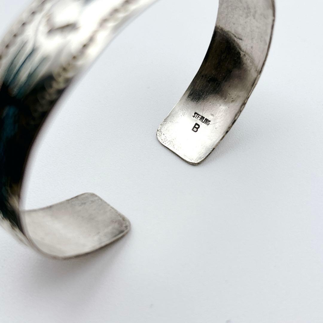 ナバホ族 インディアン バングル ココペリ ブレスレット スターリング