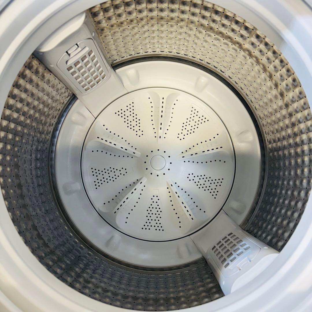 美品 24年製 8.5kg 洗濯機 自動洗剤投入 Haier【地域限定配送無料】