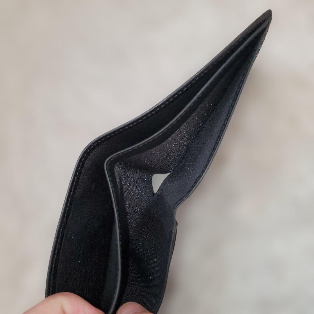 ⭐未使用級⭐LOEWE アナグラム 二つ折り財布 ブラック レザー