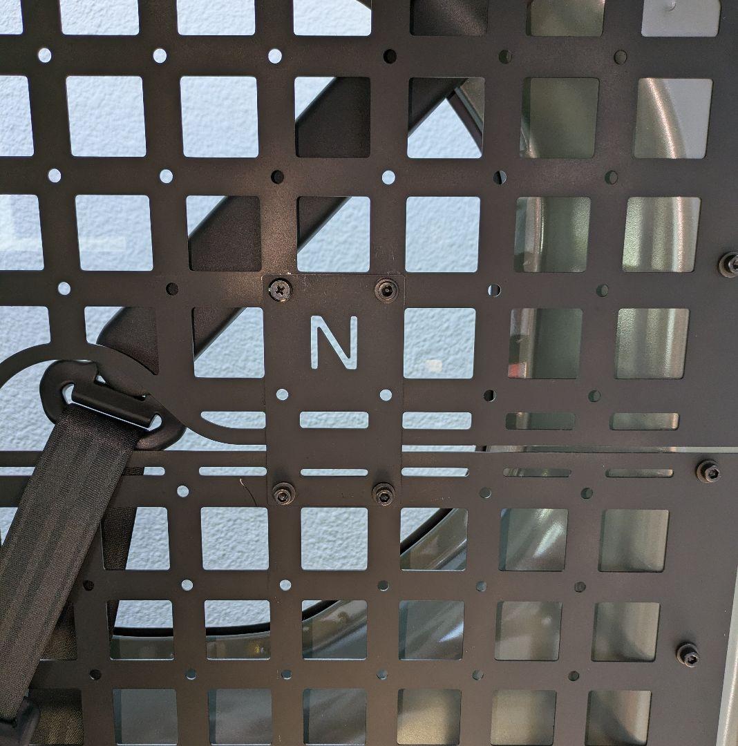 N-VANインナーメッシュパネル 板厚1.2ミリ　左右セット　無塗装品