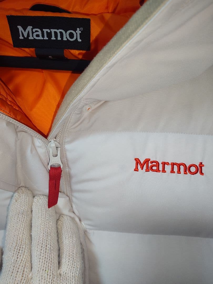 Marmot ホワイト 白 ダウンジャケット レディース S