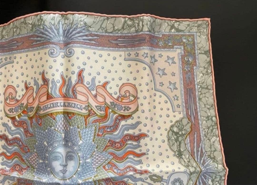 HERMES エルメス スカーフ 太陽