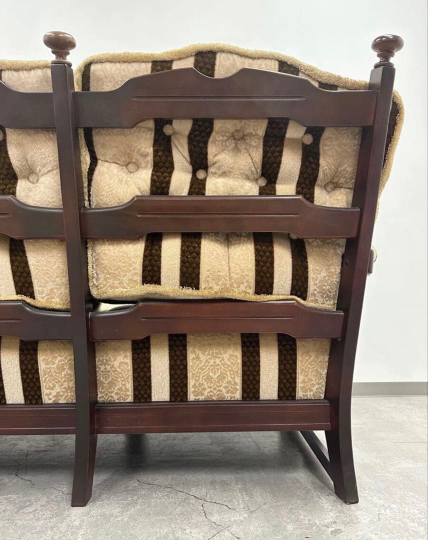 SNT089 karimoku オールドカリモク 3P 3人掛け アームチェア