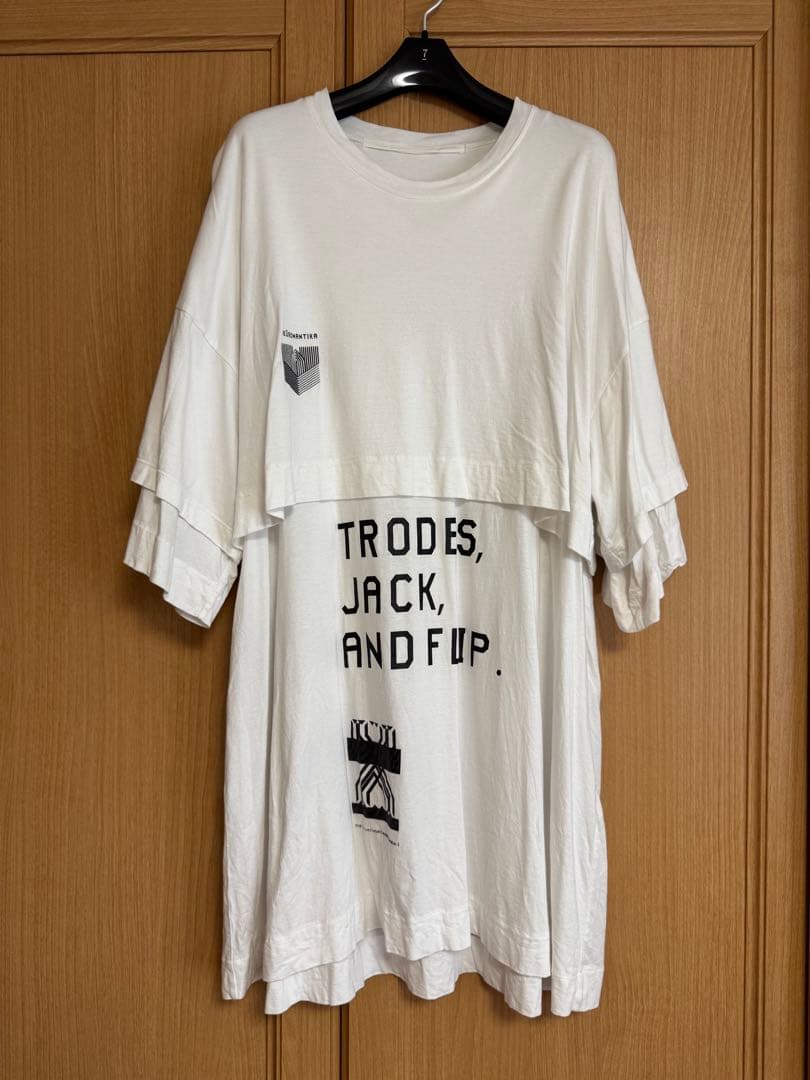 JULIUS 17FW レイヤードカットソー