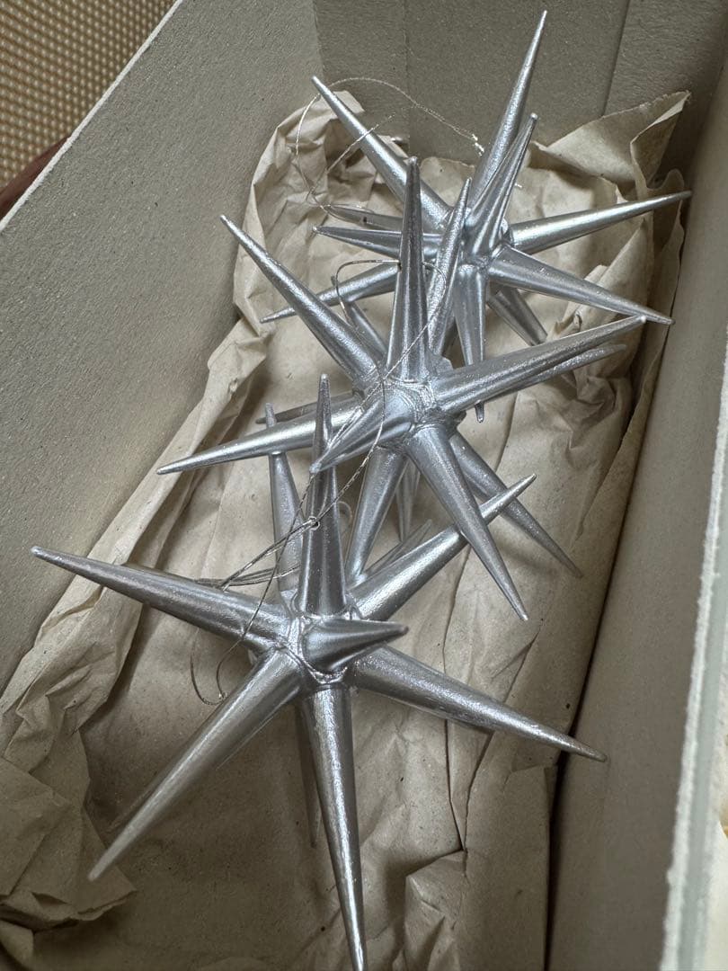 【新品6個】ドイツ製クリスマスオーナメント　ベツレヘムの星　大