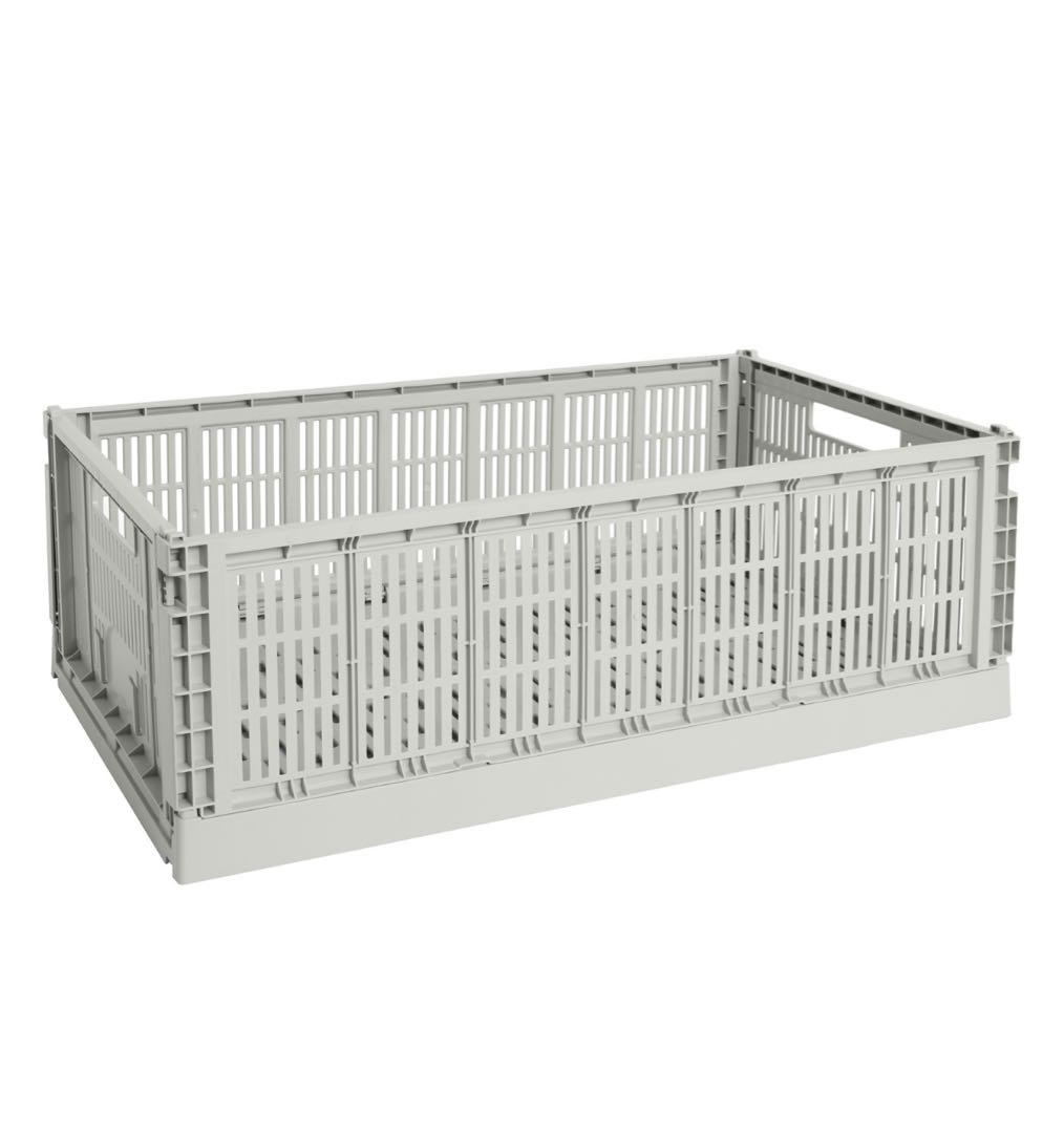 家具・インテリア Colour Crate, XL, recycled plastic, grey