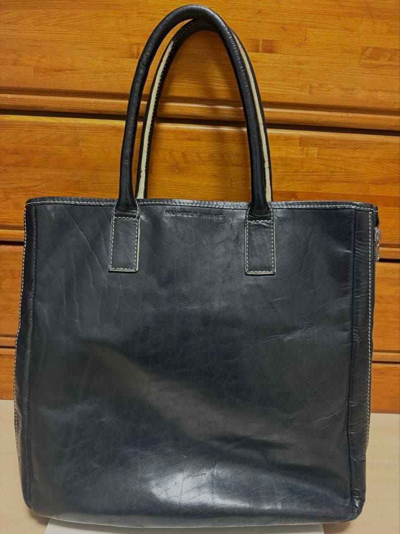 ナンバーナイン　宮下期　レザートートバッグ NUMBER(N)INE