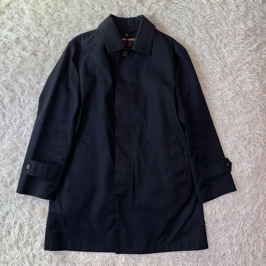 極美品/現行✨マッキントッシュ ステンカラーコート ダンゲルド ライナー 濃紺