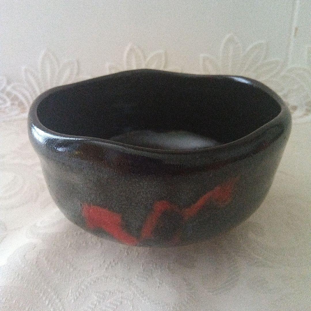 楽七造り　黒楽茶碗　在銘　茶道具　美品　 木箱付き
