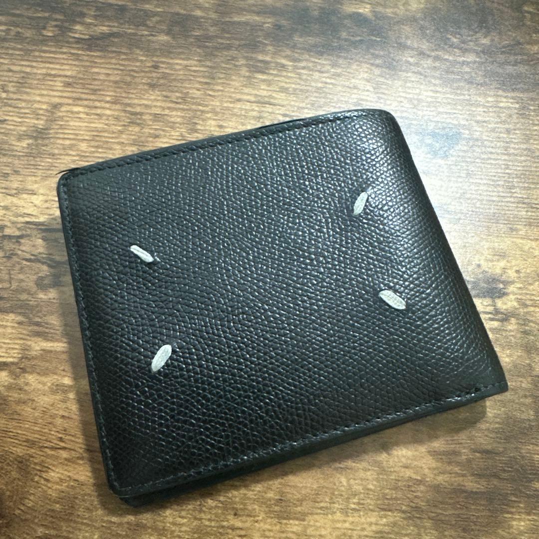 マルジェラ　Maison Margiela ブラック 二つ折り財布