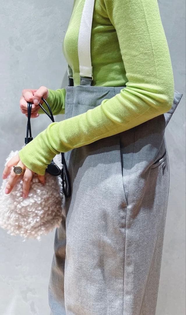 IENA LA BOUCLE ウールサージオーバーパンツ