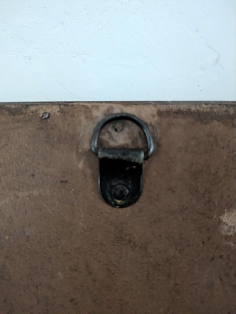 【　インド　ヴィンテージ　ミラー　】鏡　アンティーク　レリーフ　木製　壁掛　木彫