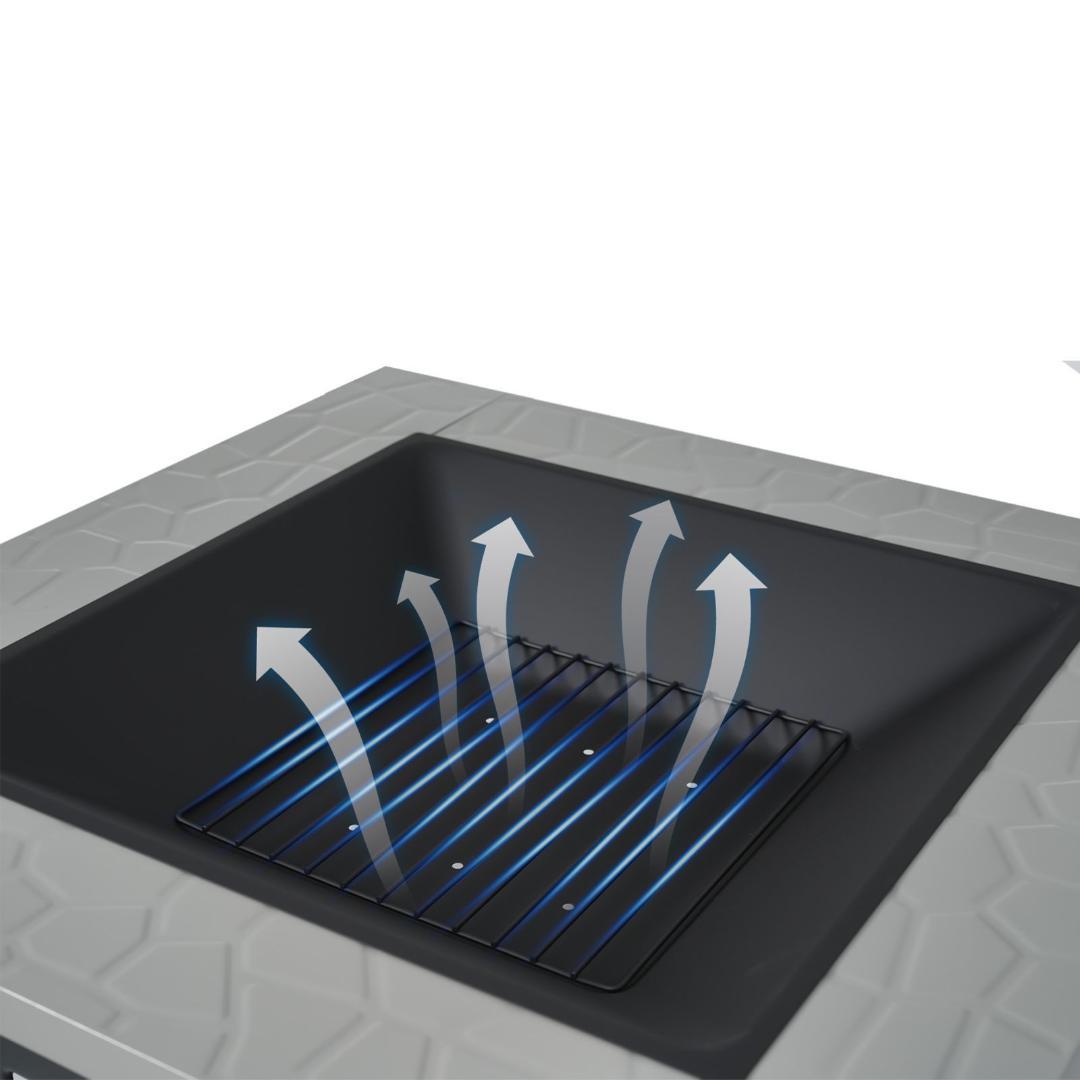 焚き火台 ファイヤーピット BBQコンロ 大型 バーベキューコンロ キャンプ