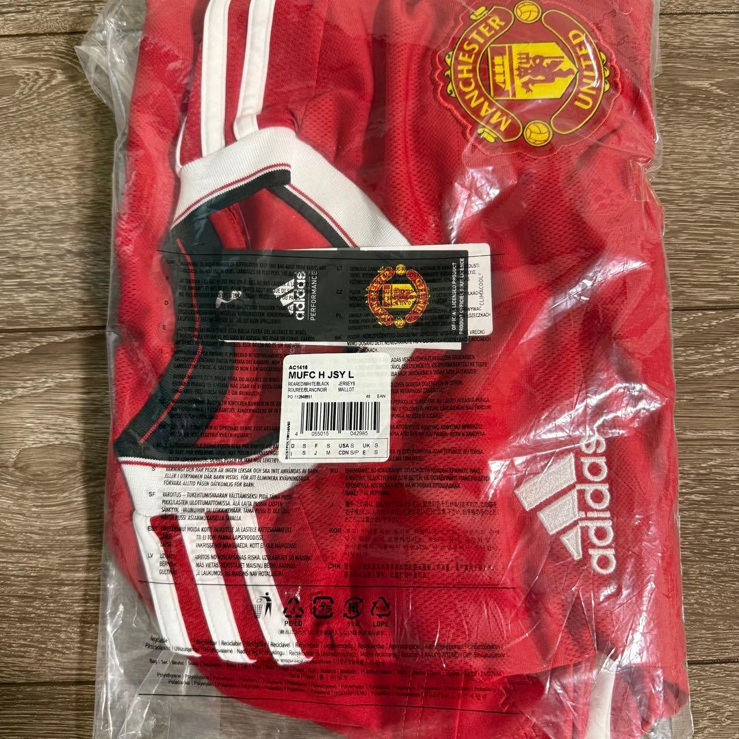 新品 マンチェスター・ユナイテッド 15/16 ホーム 長袖 ユニフォーム M