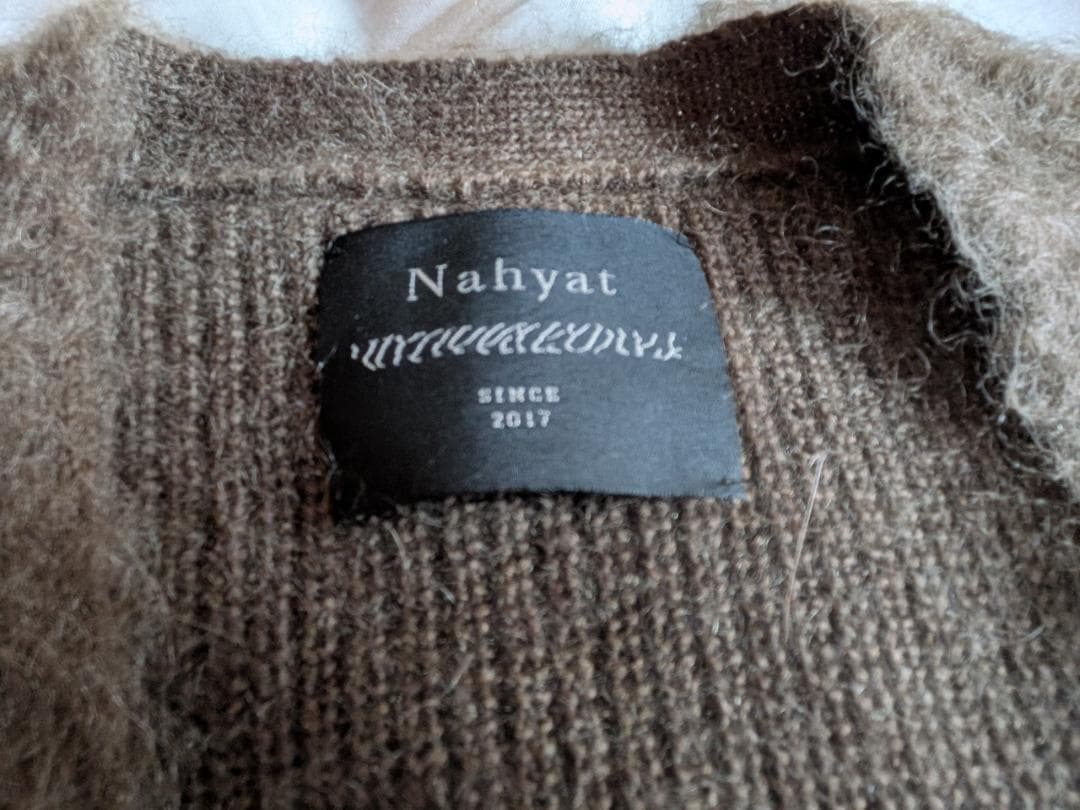 Hen...　【新品】NAHYAT N-073 シルクモヘアカーディガン