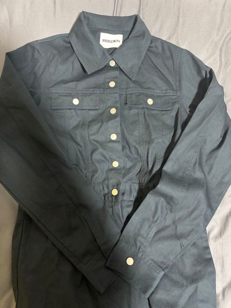 サロペット・オーバーオール・オールインワン FOLDED HEM DETAIL JUMP SUITS BEEDEN