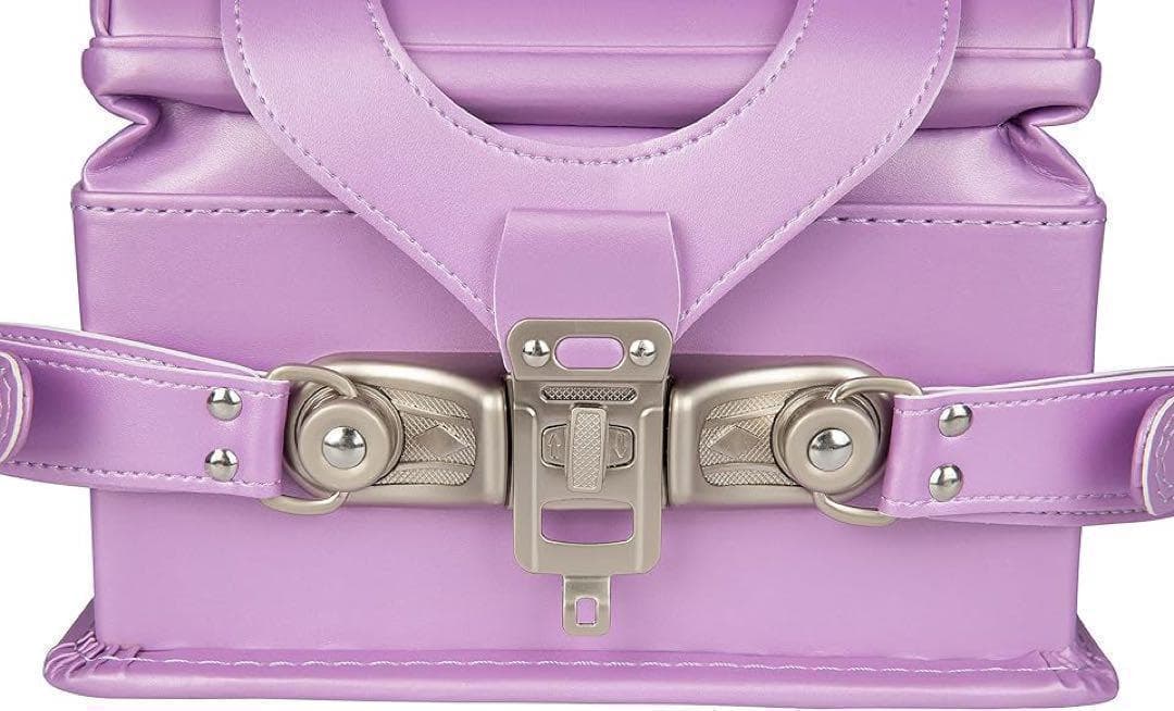 【新品未使用】ランドセル パープル 女の子 大容量 軽い 強化レザー 撥水