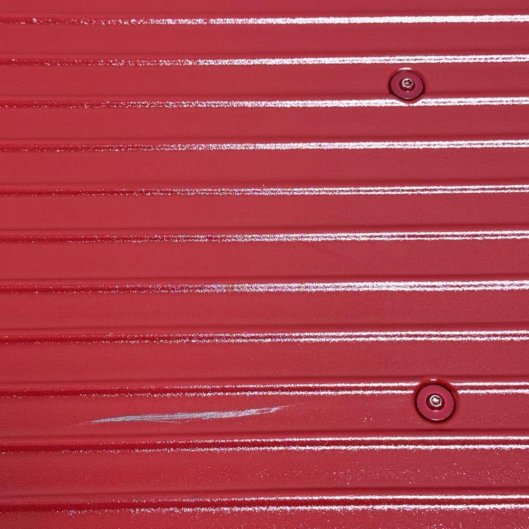 4輪　RIMOWA サルサ　レッド 大容量　赤　キャリーケース　リモワ