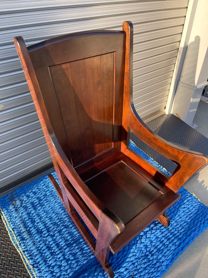 松本民芸家具　ロッキングチェア　岸