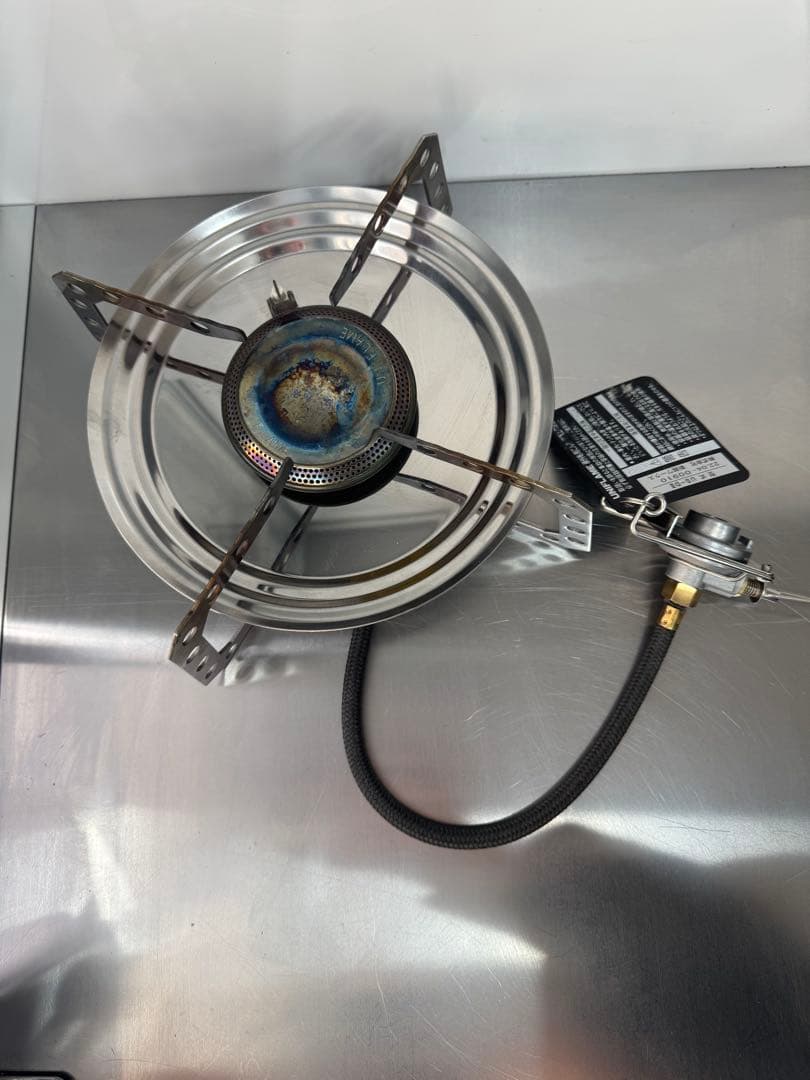 UNIFLAME シングルバーナーコンロ 収納袋付き(ガスボンベ付)