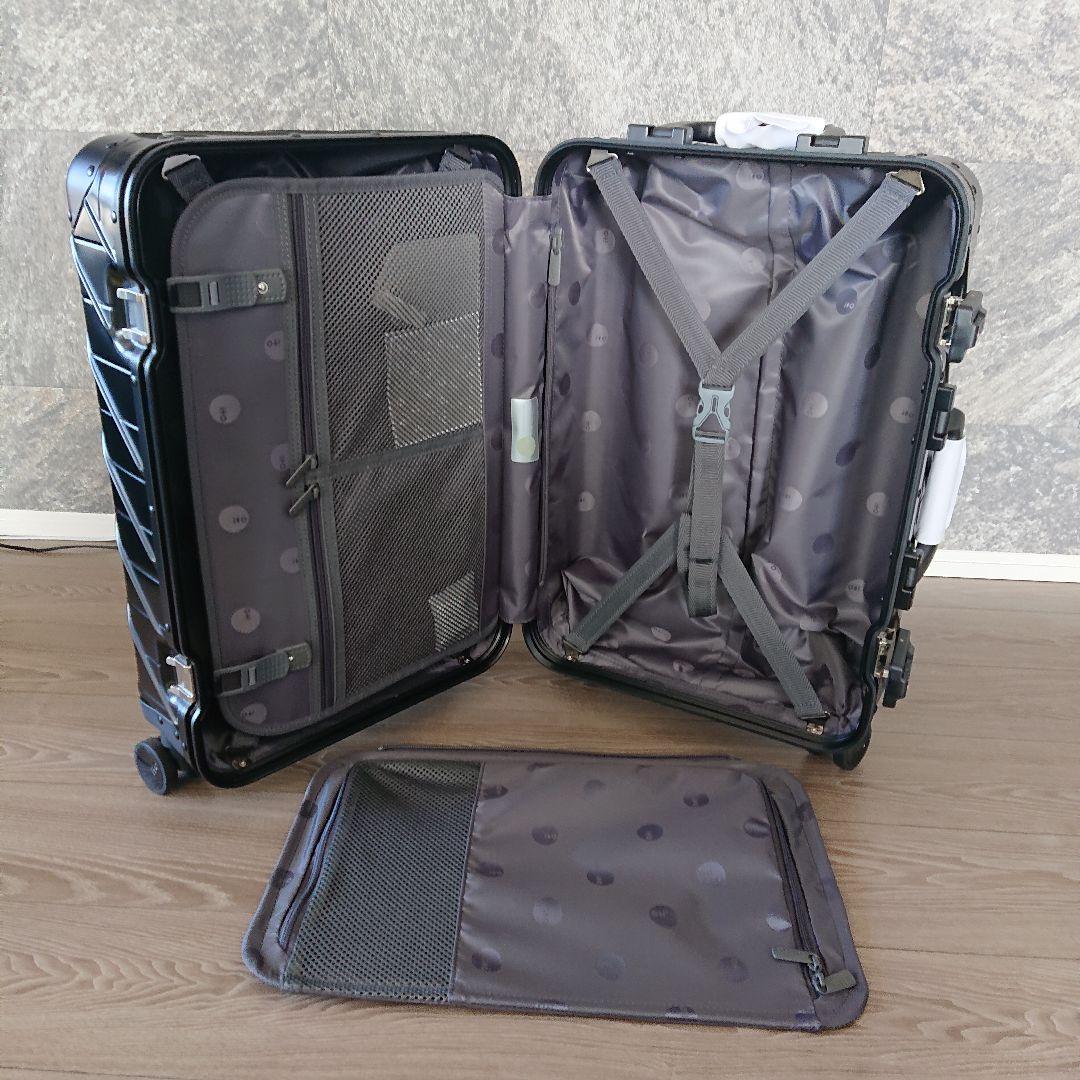 Macadamia プレミアム アルミスーツケース 【機内持ち込み】 ブラック