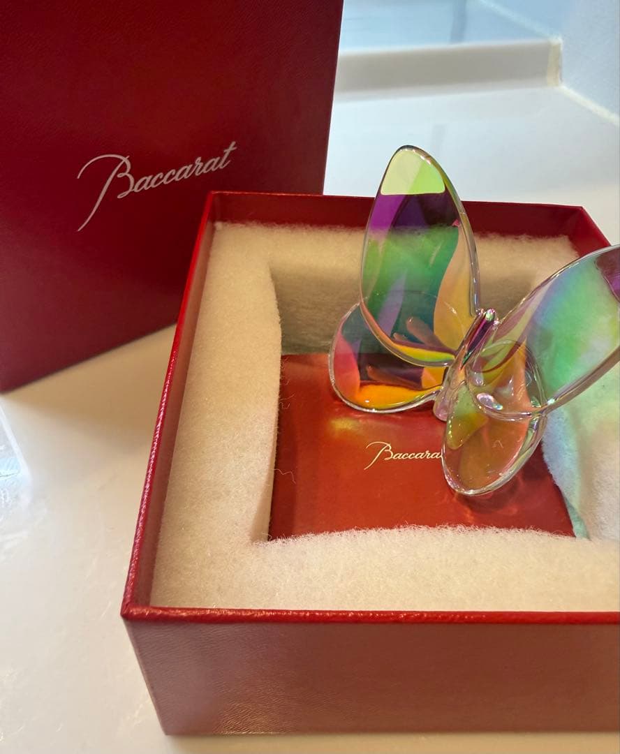 Baccarat ラッキーバタフライ イリゼクリア