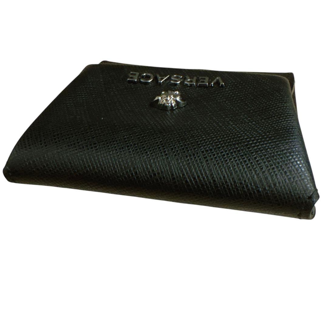 【極美品】VERSACE メデューサ ケース ブラック レザー 箱付き