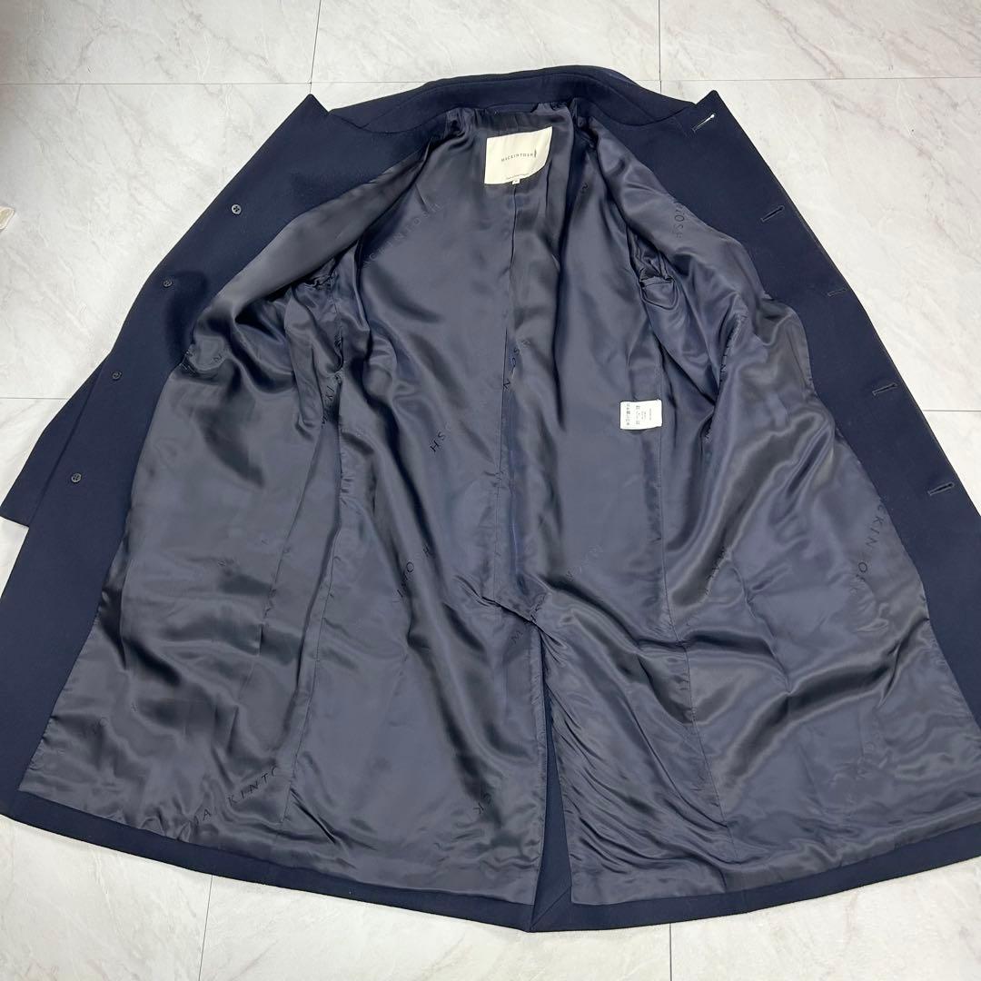 美品 マッキントッシュ ダンケルド ウール ネイビー 36 GM-001F
