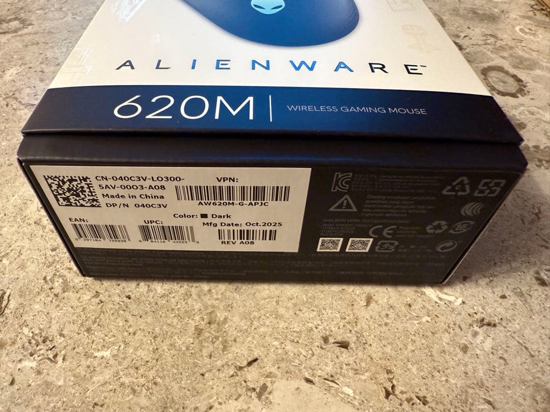 【新品未開封】DELL AlienwareワイヤレスゲーミングマウスAW620M