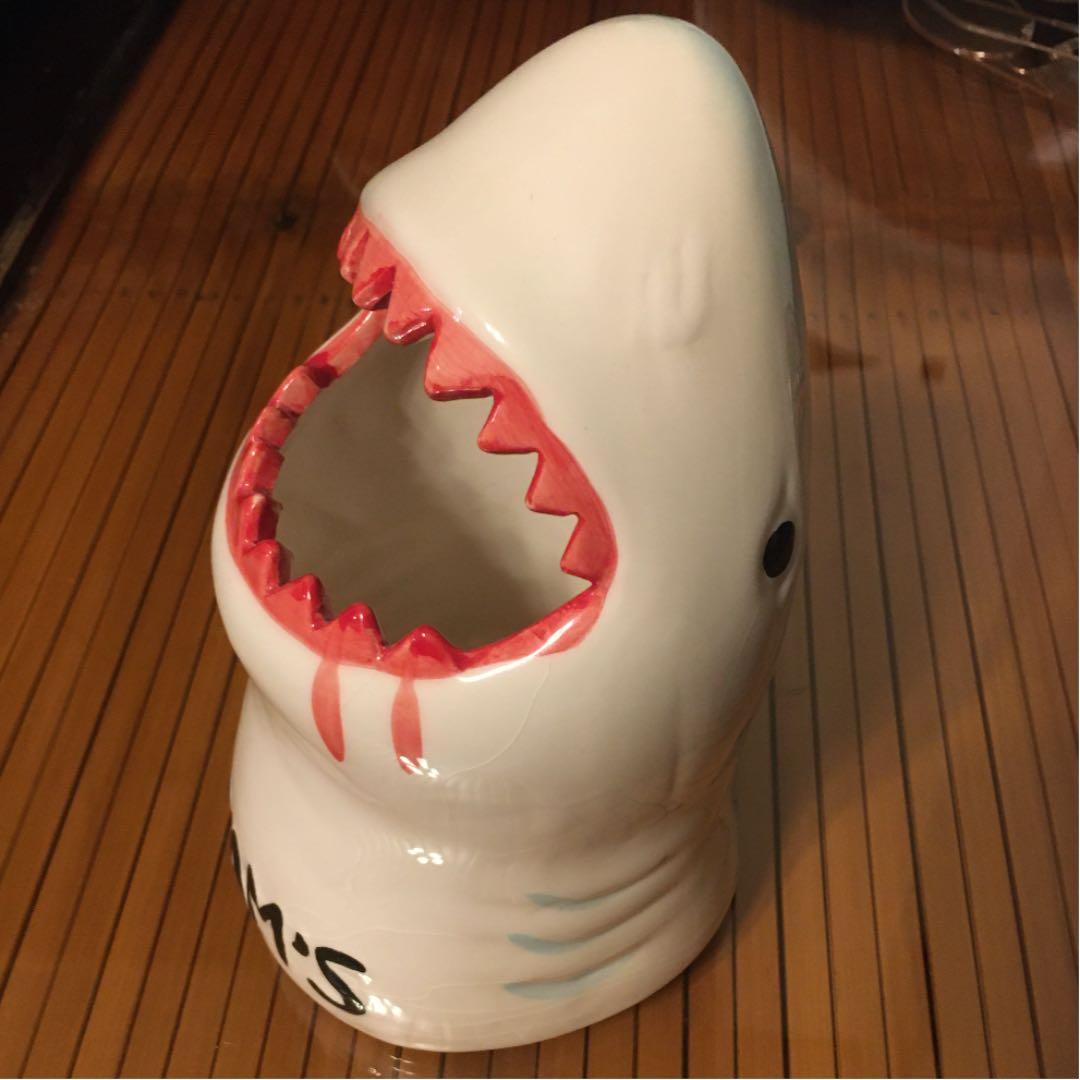 サメ　置き物　傘立て　花瓶　小物入れ　インテリア　アンティーク