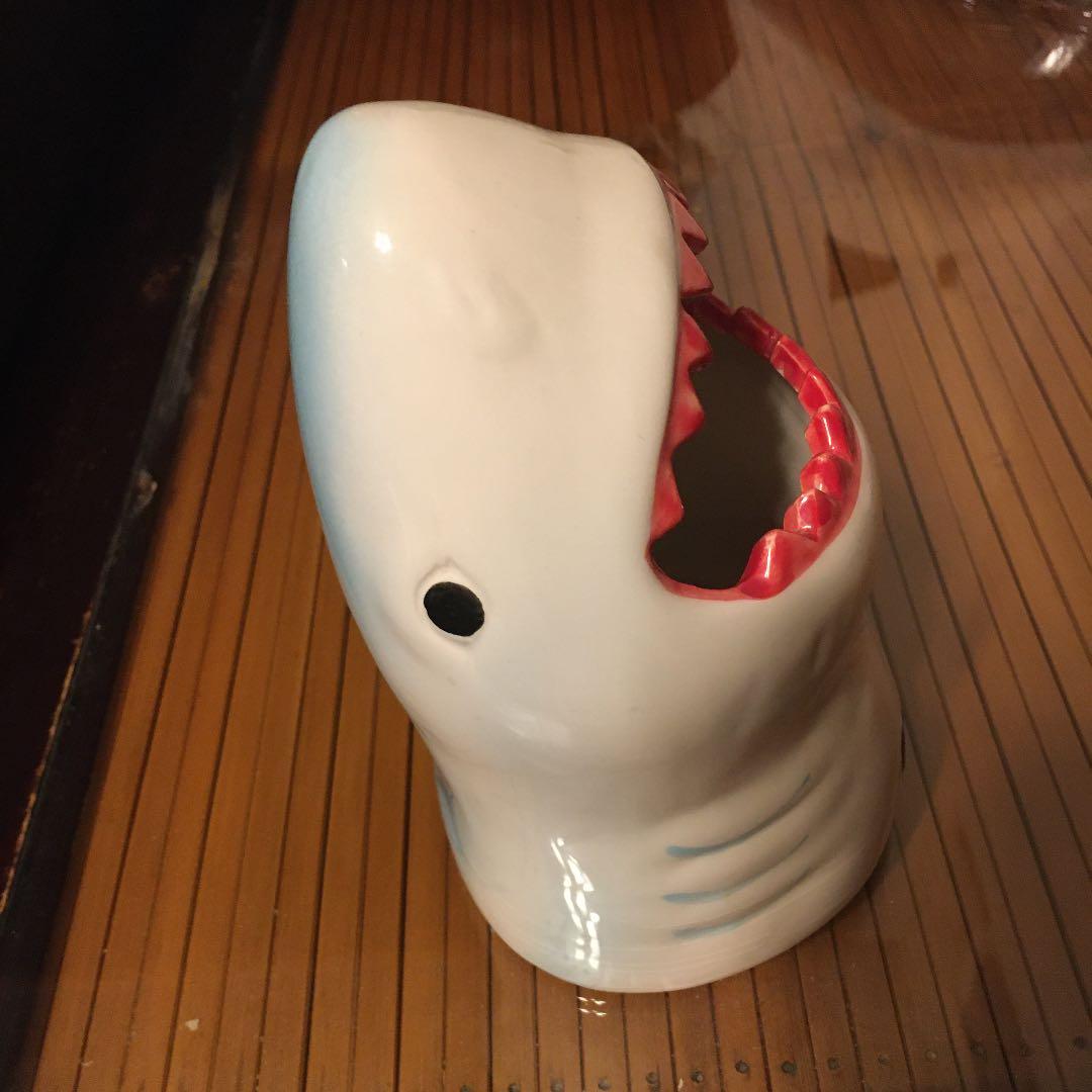 サメ　置き物　傘立て　花瓶　小物入れ　インテリア　アンティーク