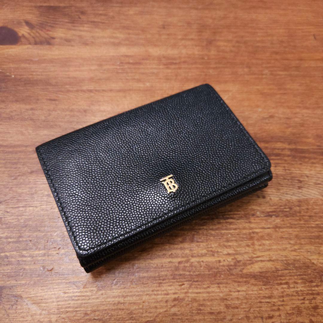 バーバリー 三つ折り財布 8018959 レザー 小銭入れ付き ミニ財布 ラーク