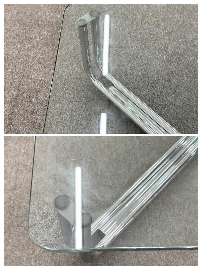 ■Cassina■784ローテーブル　ガラス　ロングセラー　モダン　100cm