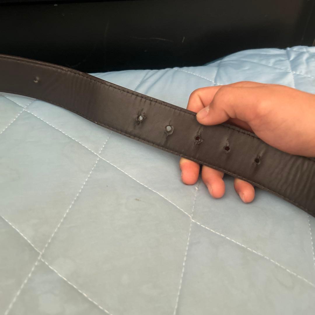 Gucci GGパターン ベルト ブラウン