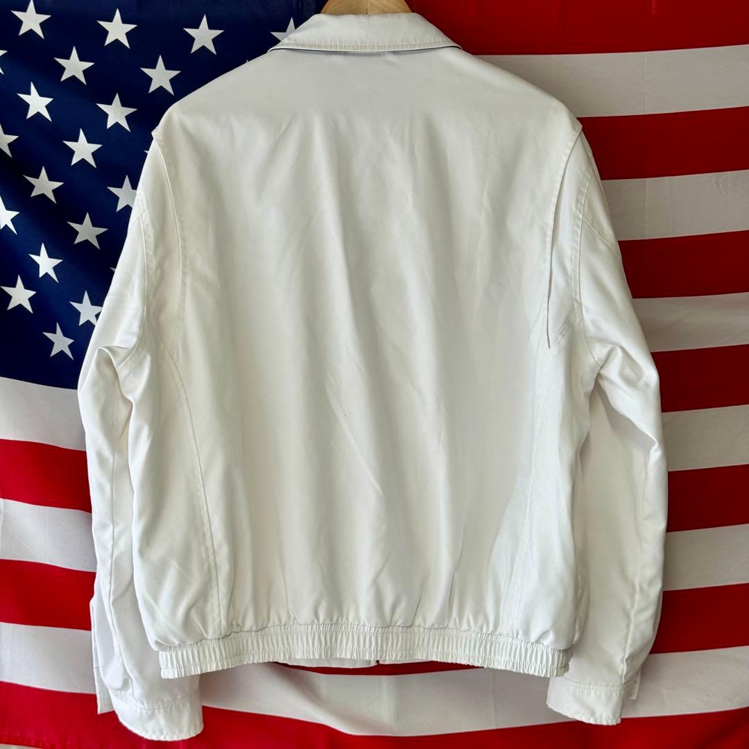 美品 ラルフローレン スイングトップ ブルゾン ジャケット ホワイト LL