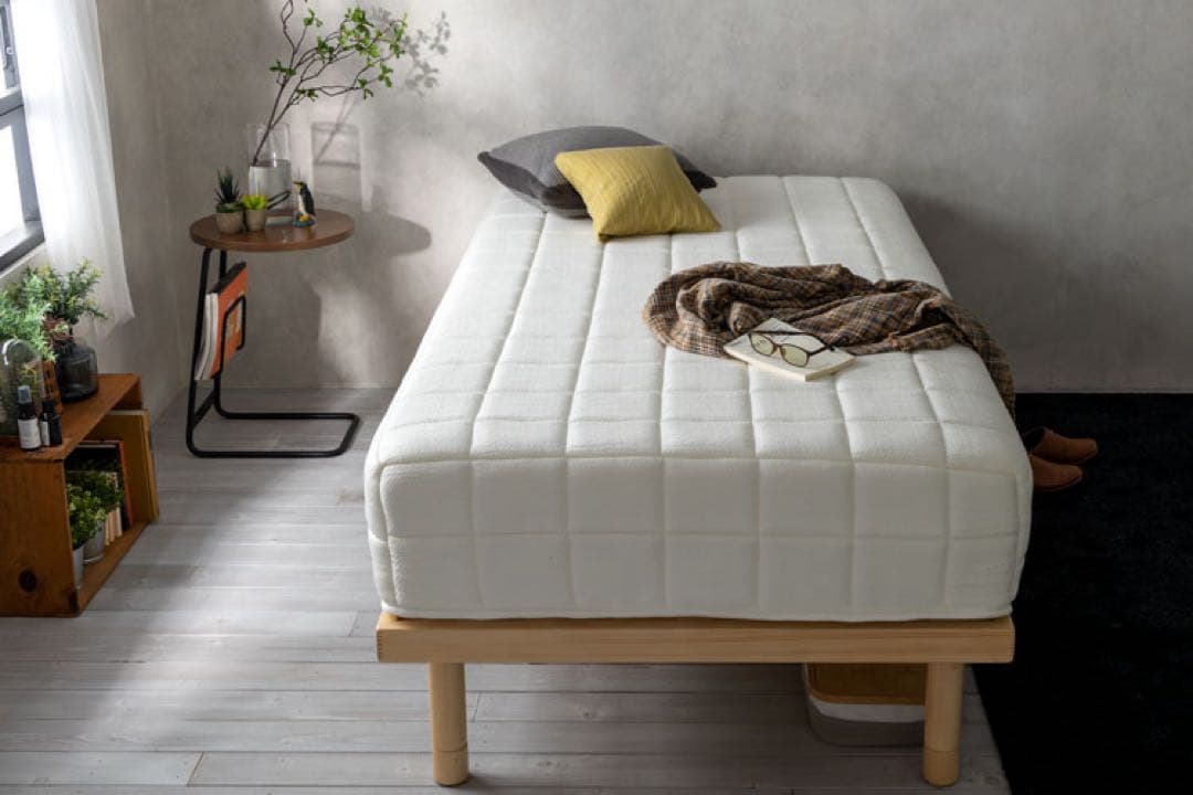 ② SLEEPY TOFU とうふマットレス ホワイト寝具 マット 【ダブル】