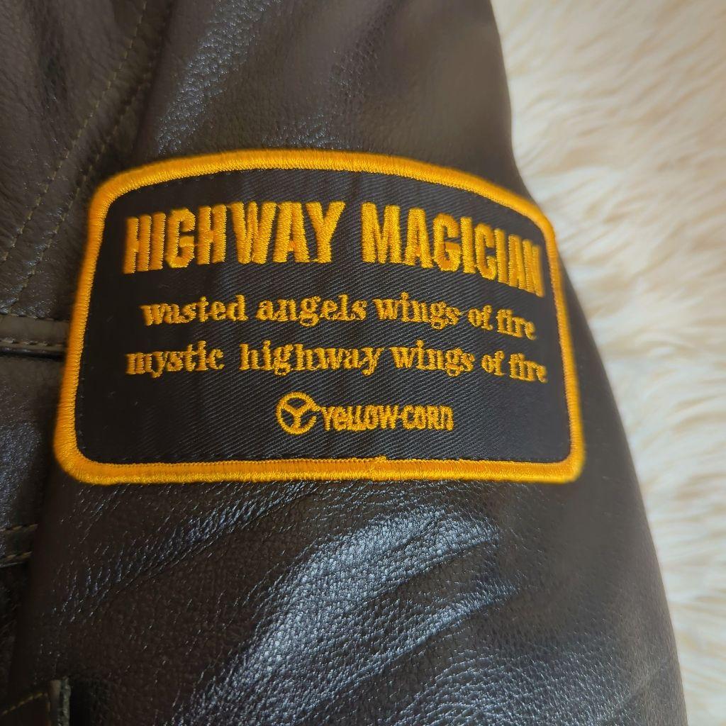 【極美品】YELLOW CORN レザージャケット ブラック