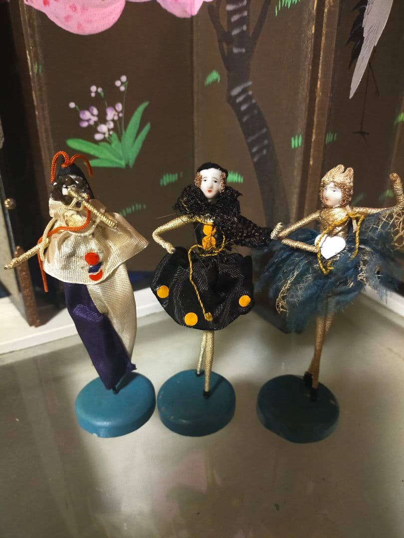 ビスクドール3体 昭和レトロ ビンテージ アンティーク モール人形