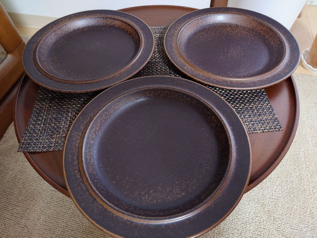 ARABIAアラビアRuskaルスカディナープレート３枚セットで！デッドストック