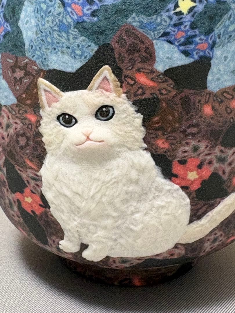 【値下】小林佐和子　月夜の猫　ぐい呑　酒器