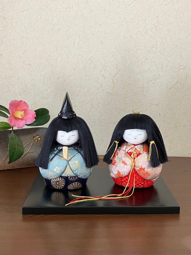 木目込み人形　「あかね雛」