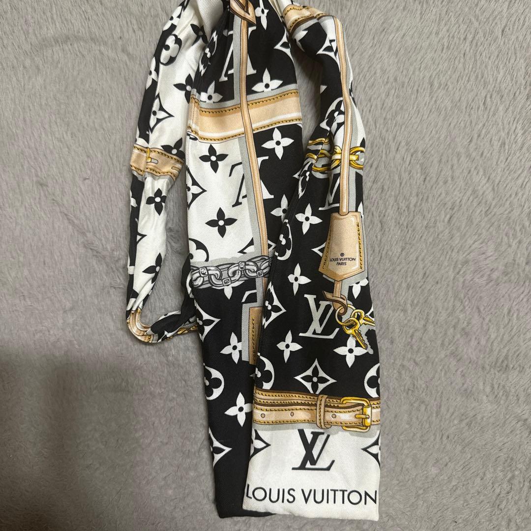 Louis Vuitton ロゴプリント スカーフ