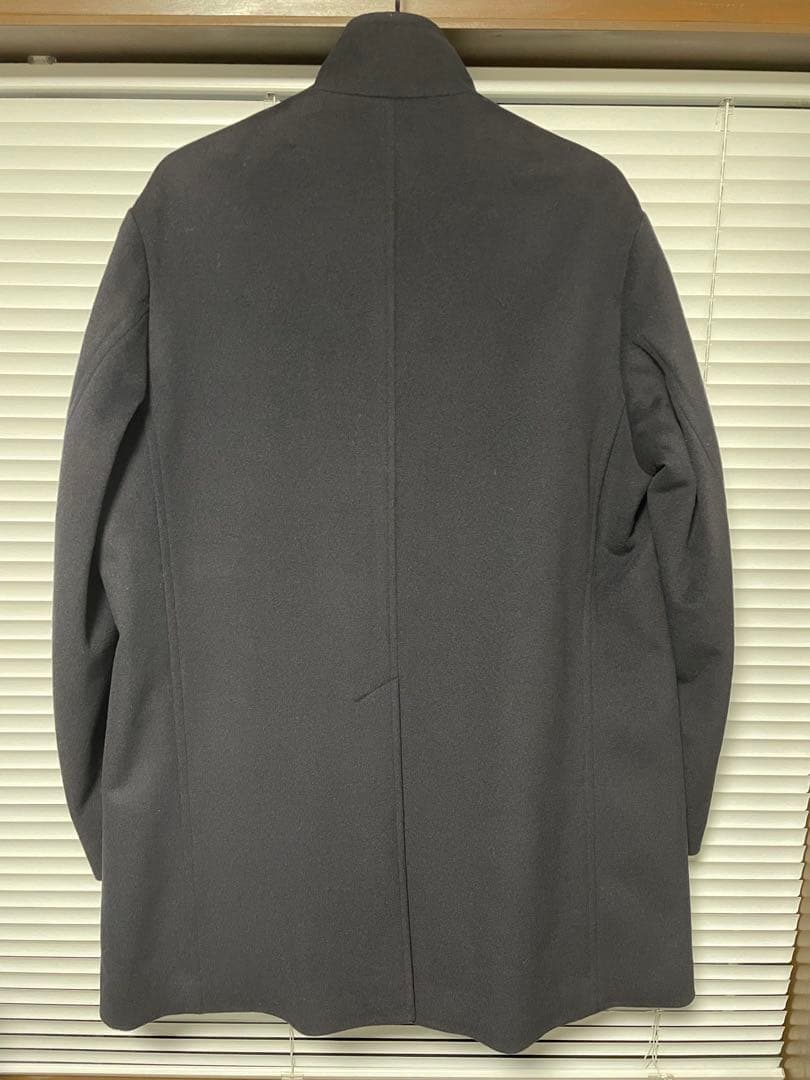 BEAMS ビーミング by ビームス スタンドカラーコート L ネイビー