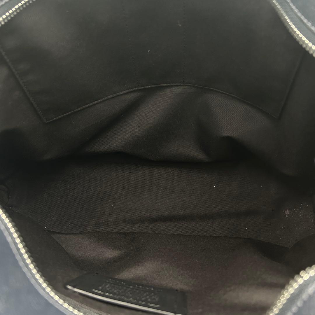 ☆美品☆【COACH】ベケット トートバッグ レザー ビジネス ネイビー