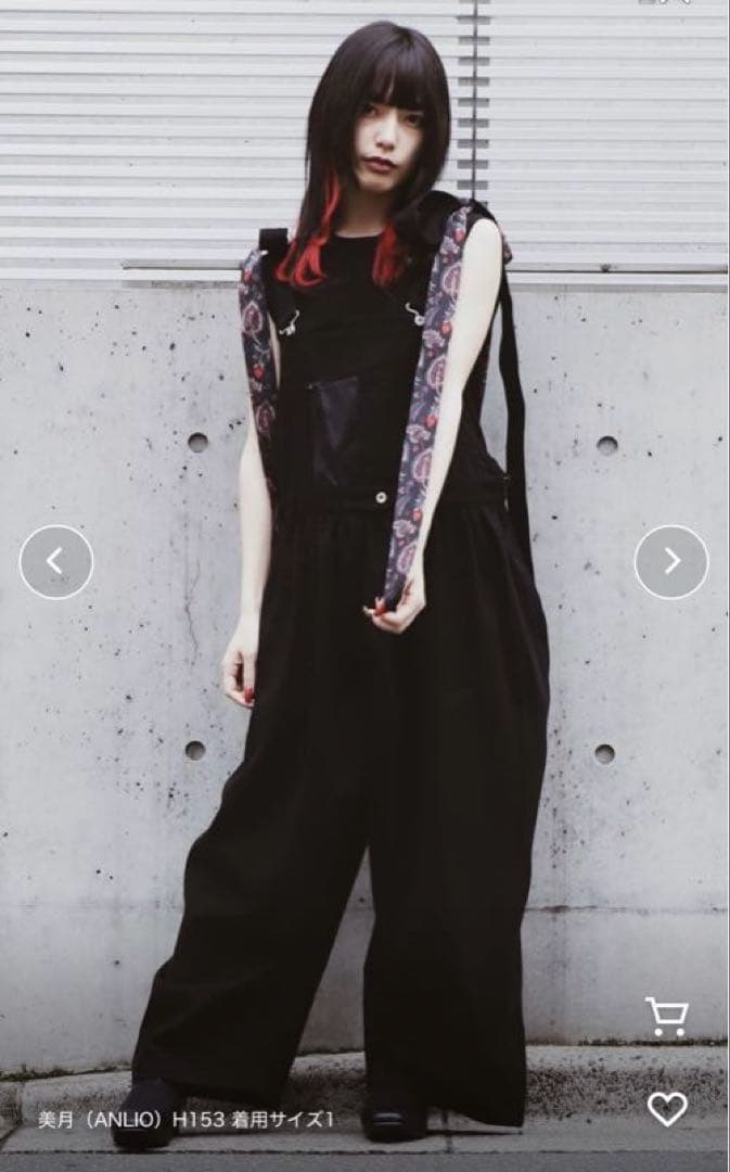 bedsidedramaリボンタイサロペット　2WAY 試着のみ