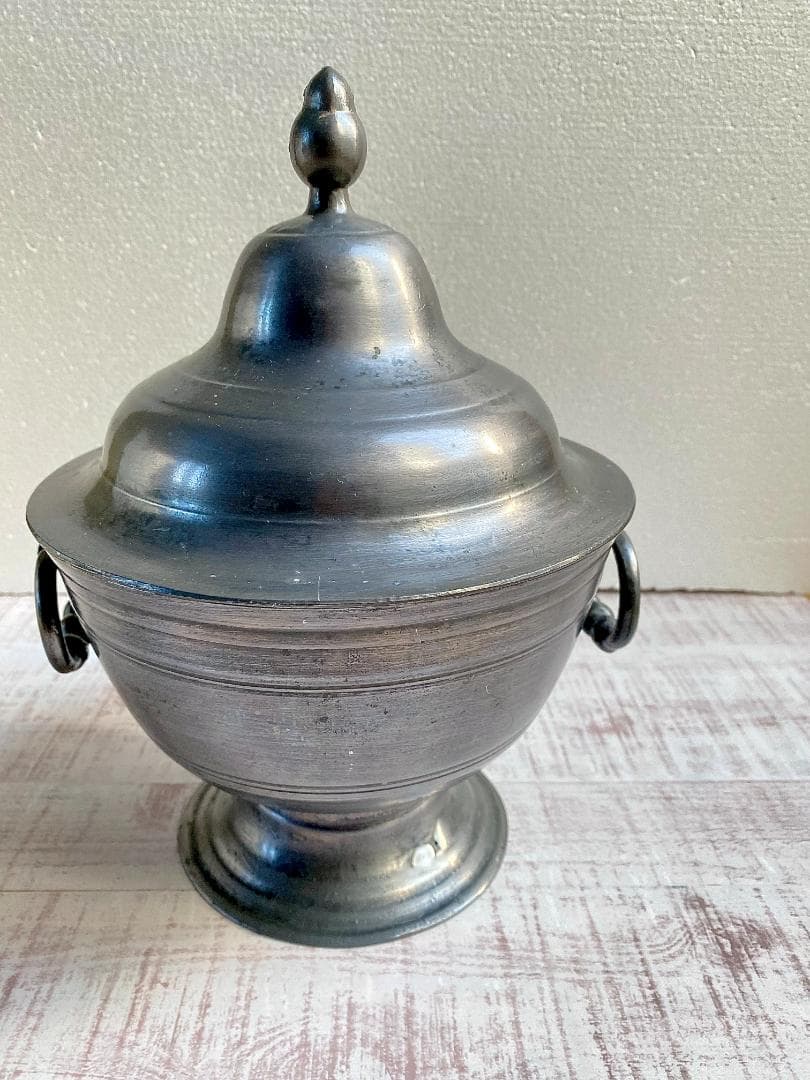 【希少】フランス アンティーク ピューター エタン スーピエール