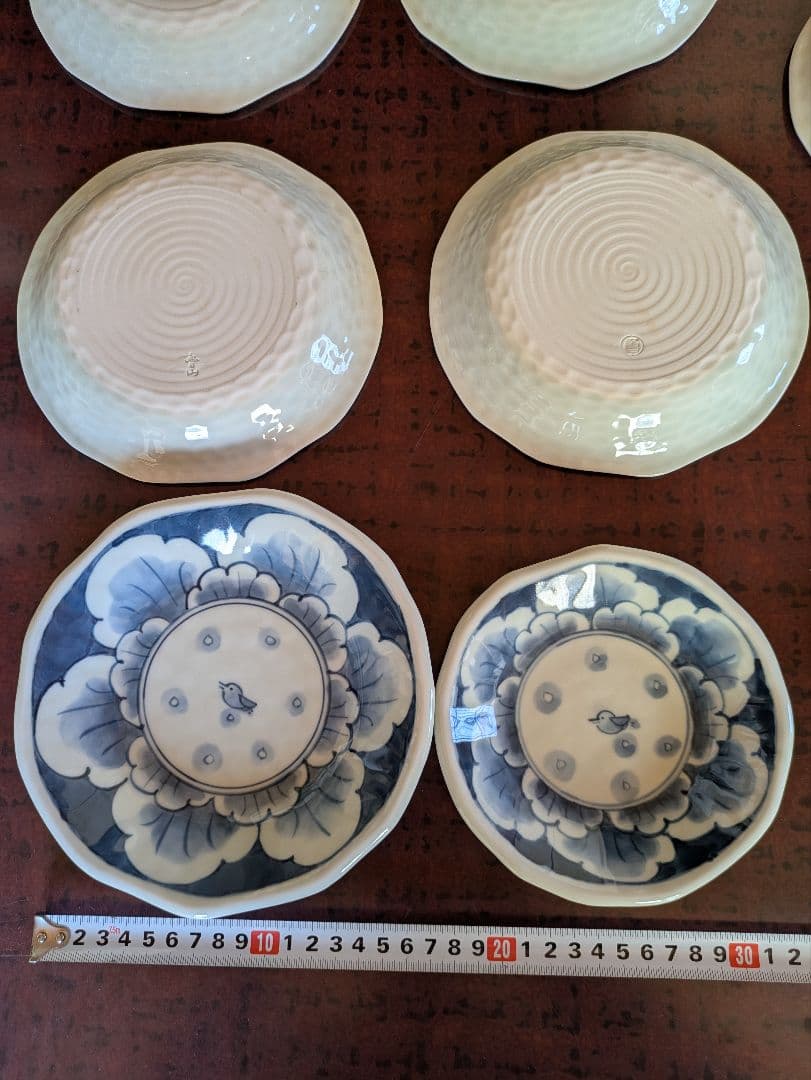 色鍋島　伊万里　魯山窯の小皿・中皿　5枚ずつ10枚セット