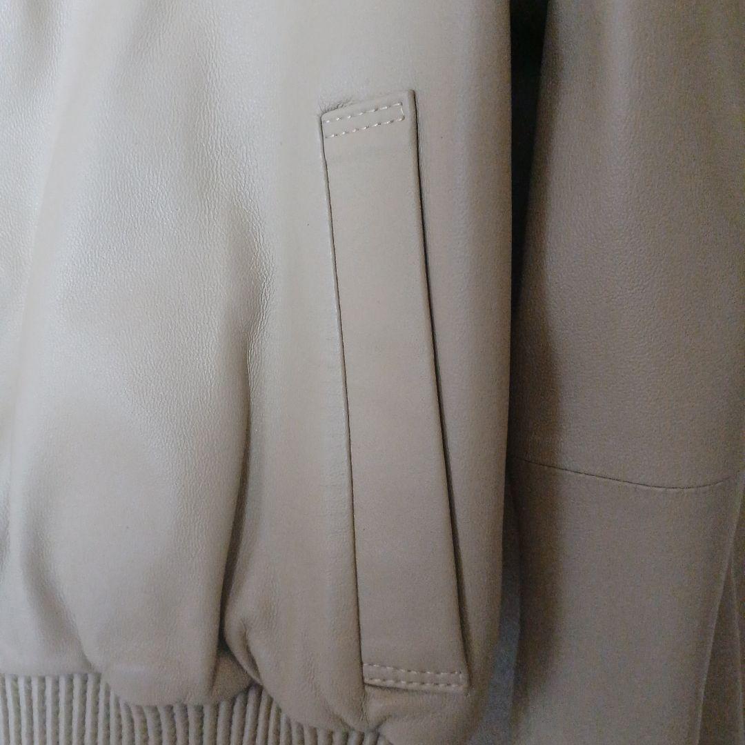 新品未使用ラムレザーブルゾン+ 新品未使用スカート