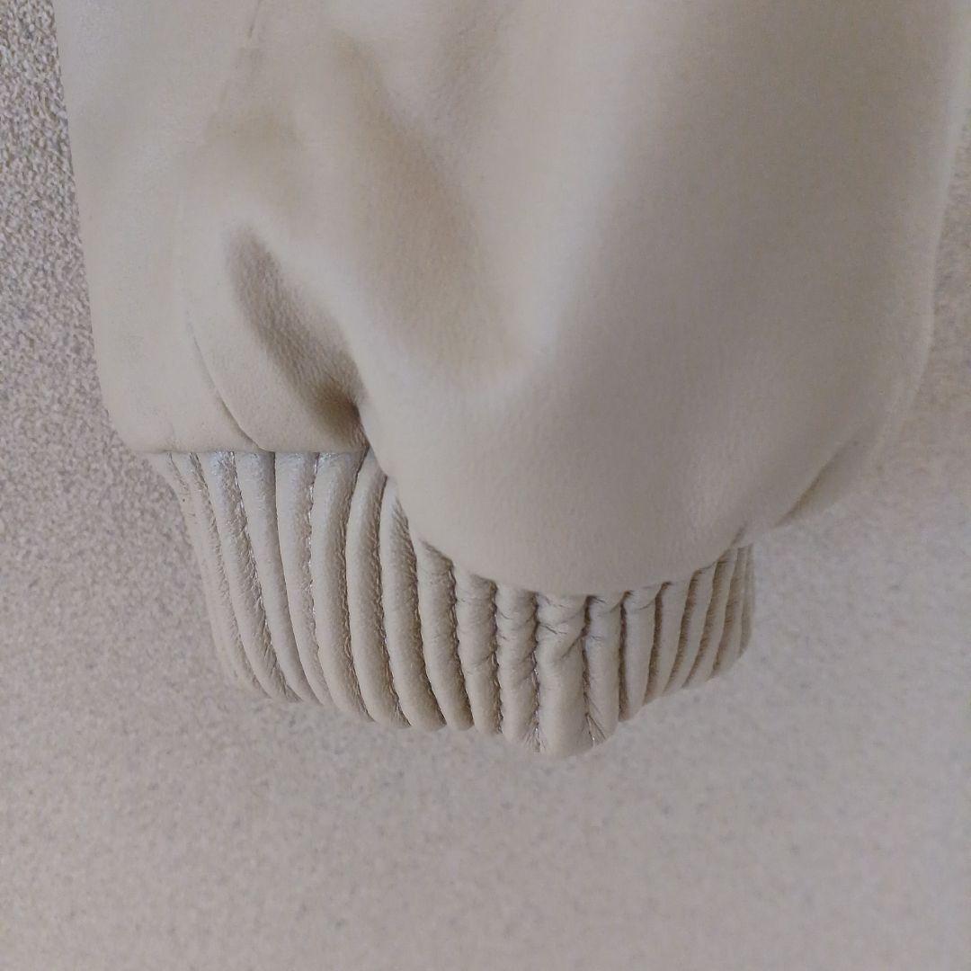 新品未使用ラムレザーブルゾン+ 新品未使用スカート