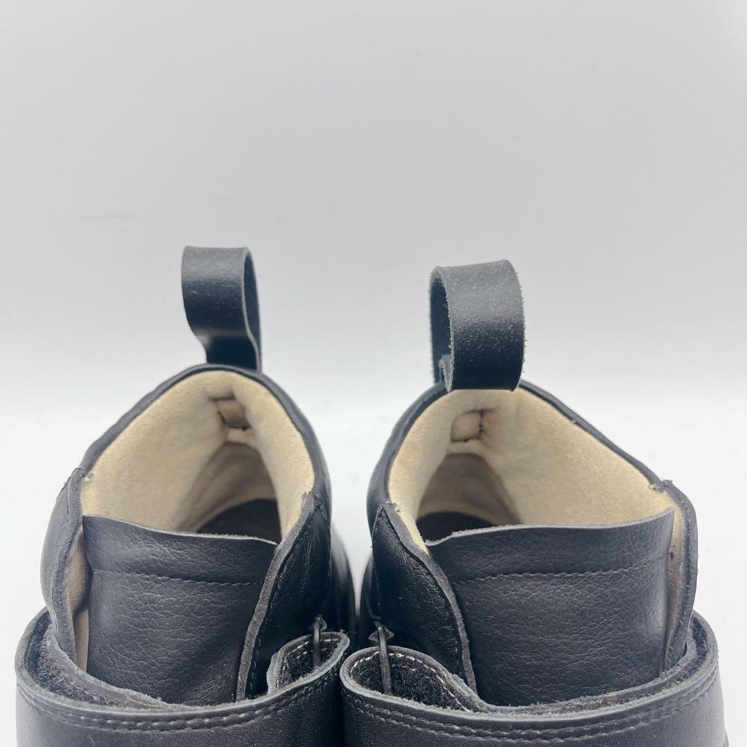 希少✨フィンコンフォート ダブルストラップ ハイカットスニーカー 40 ブラック